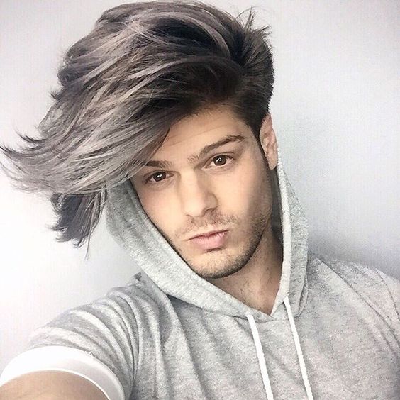 Penteado masculino cabelo hot sale grande